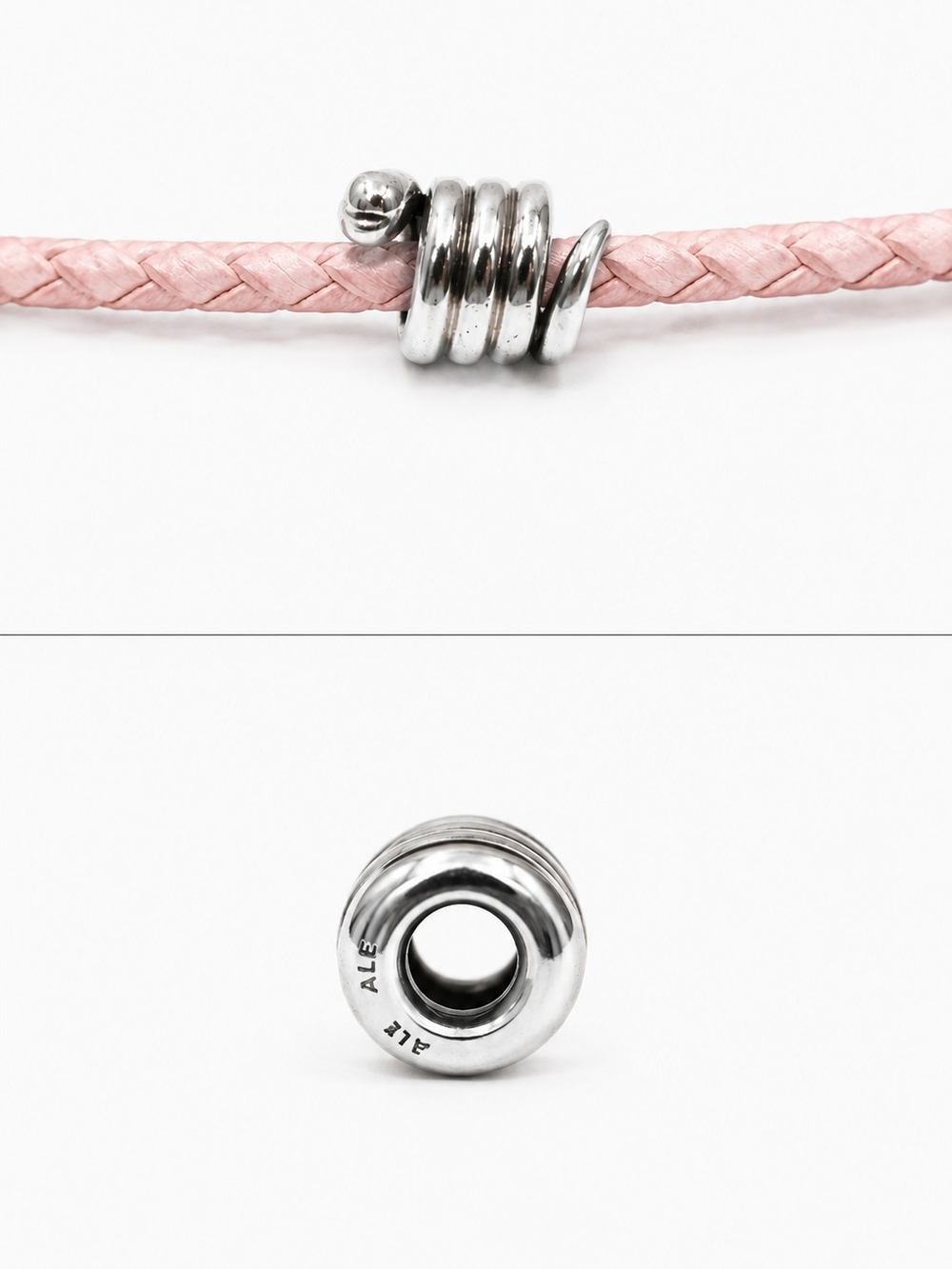 Pandora Sterling Silver Snake Charm, Authentic